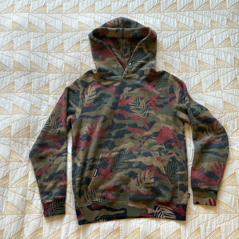 Howler Brothers - Tajima Pullover Fleece Hoodie - Color: Jungle Regime - Size: S